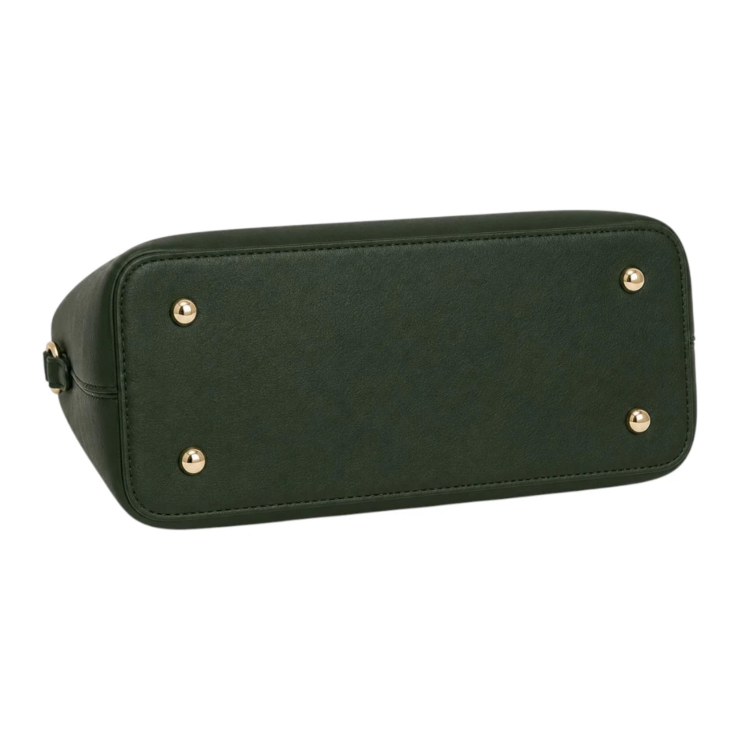 Bagiva Green Luxe Top Handle Satchel Handbag