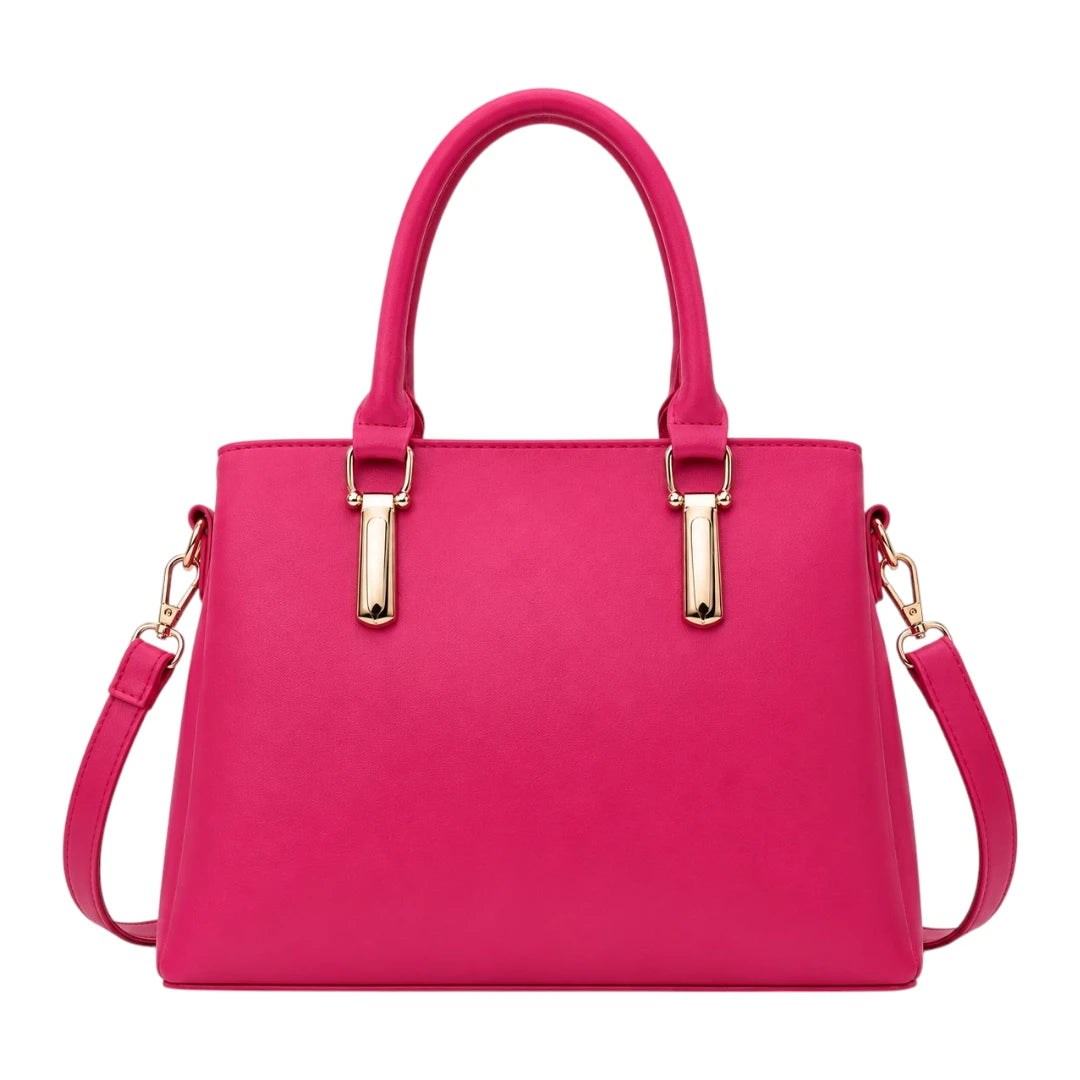 Bagiva Pink Charm Pom-Pom Tote Bag