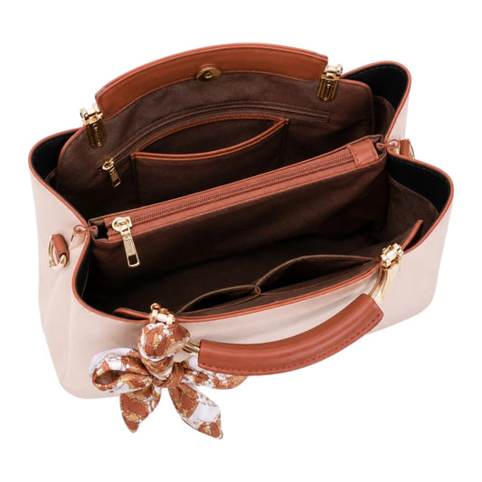 Bagiva Pink Charm Scarf Tote Bag
