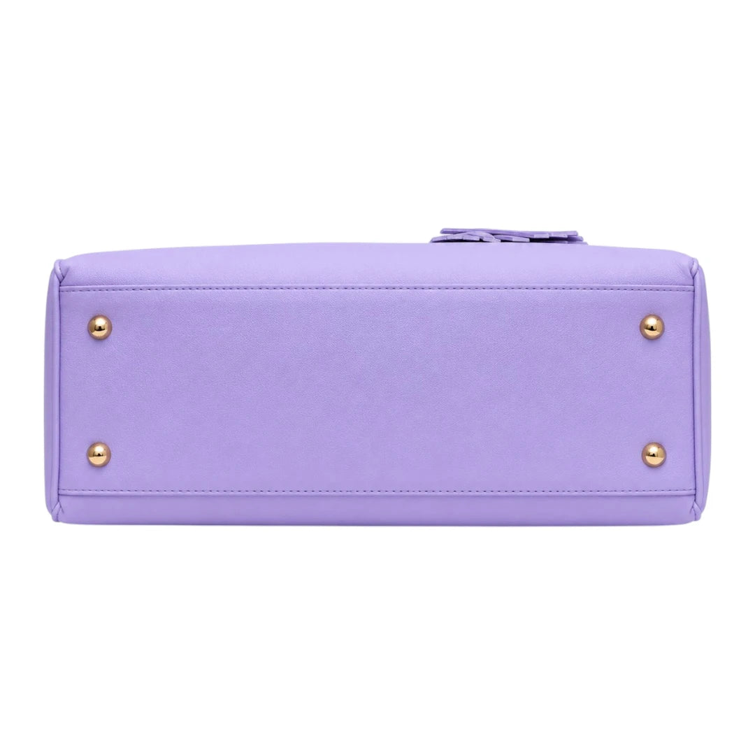 Bagiva Purple Elegance Tassel Tote Bag