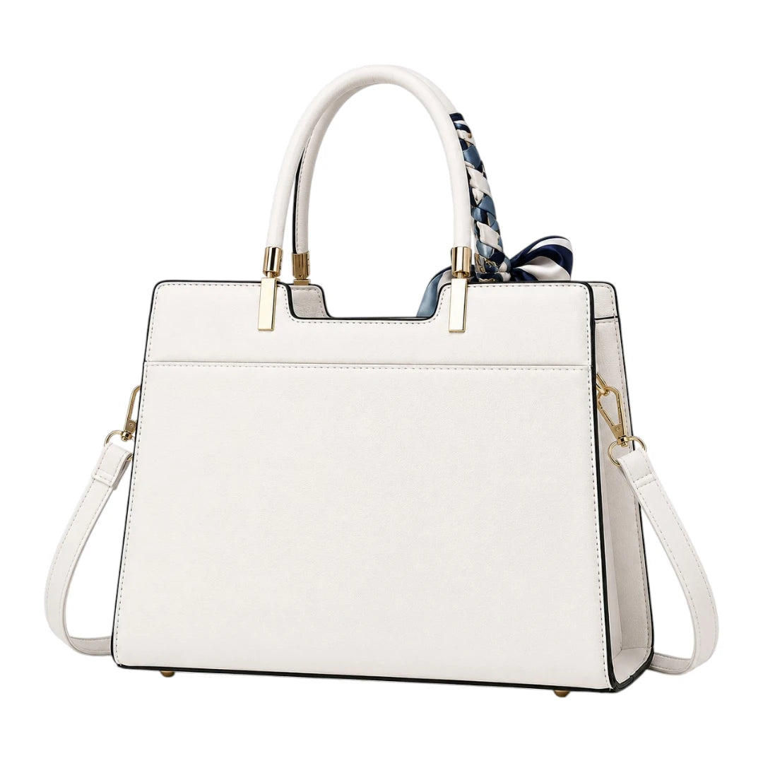 Bagiva White Grace Executive Handbag