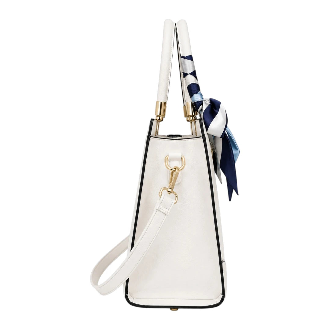 Bagiva White Grace Executive Handbag