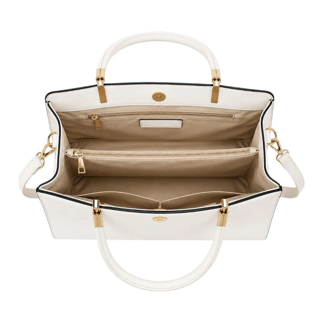 Bagiva White Grace Executive Handbag